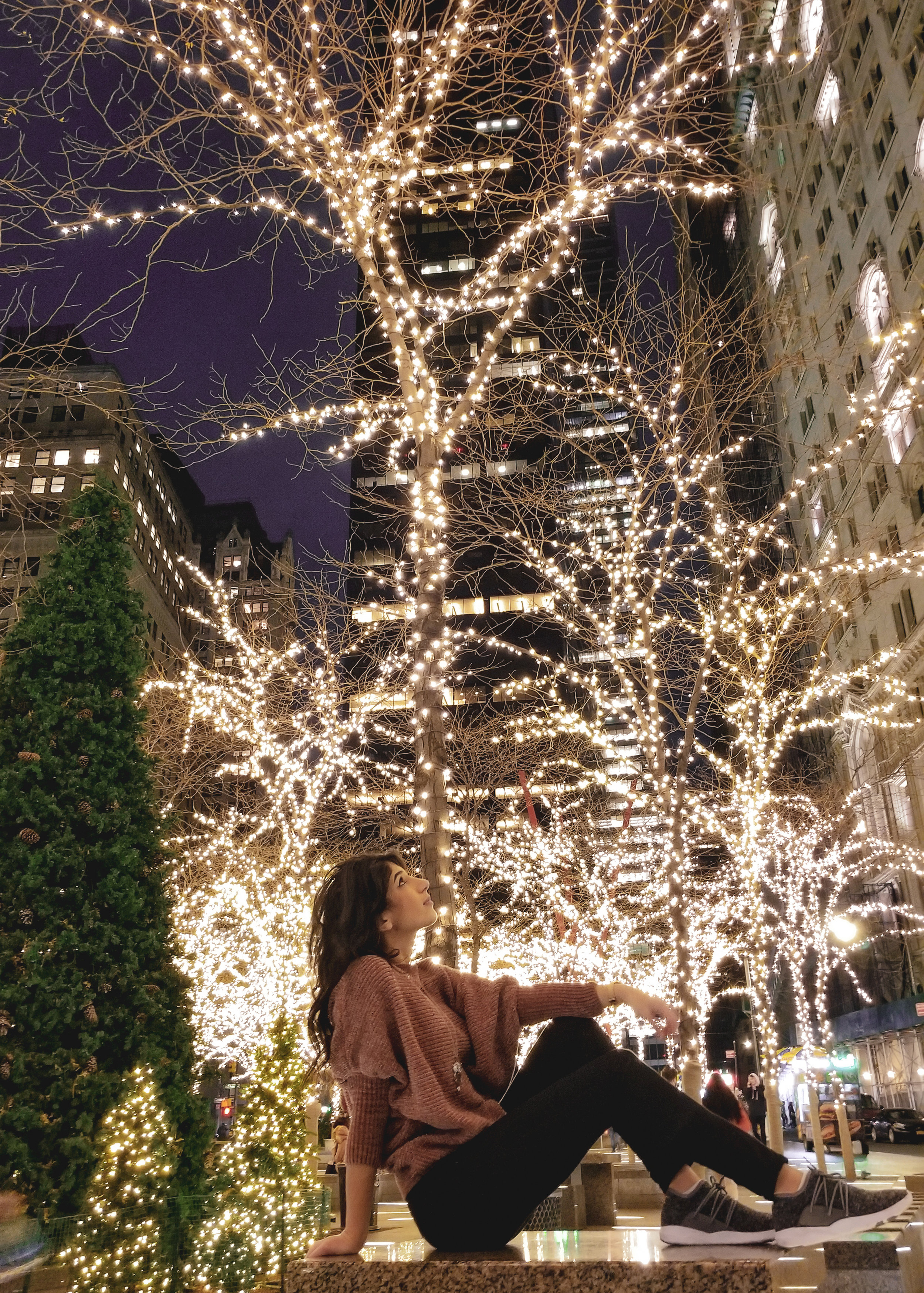 Brookfield Place, wearing Vessi Footwear