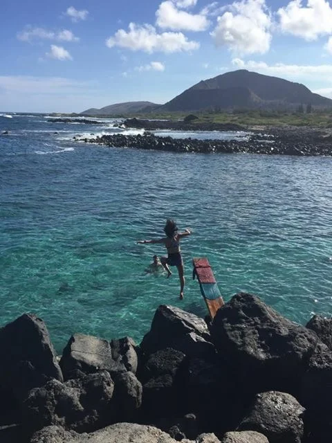 I had a childhood fear of diving. It actually stemmed from being upside down, which meant I couldn't do handstands until about the age of 27 when I started practicing yoga regularly. It would be another 10 years before I actually learned to dive, head first, into a swimming pool.