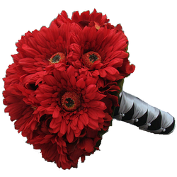 Classic Gerbera Daisy Wedding Bouquet $85