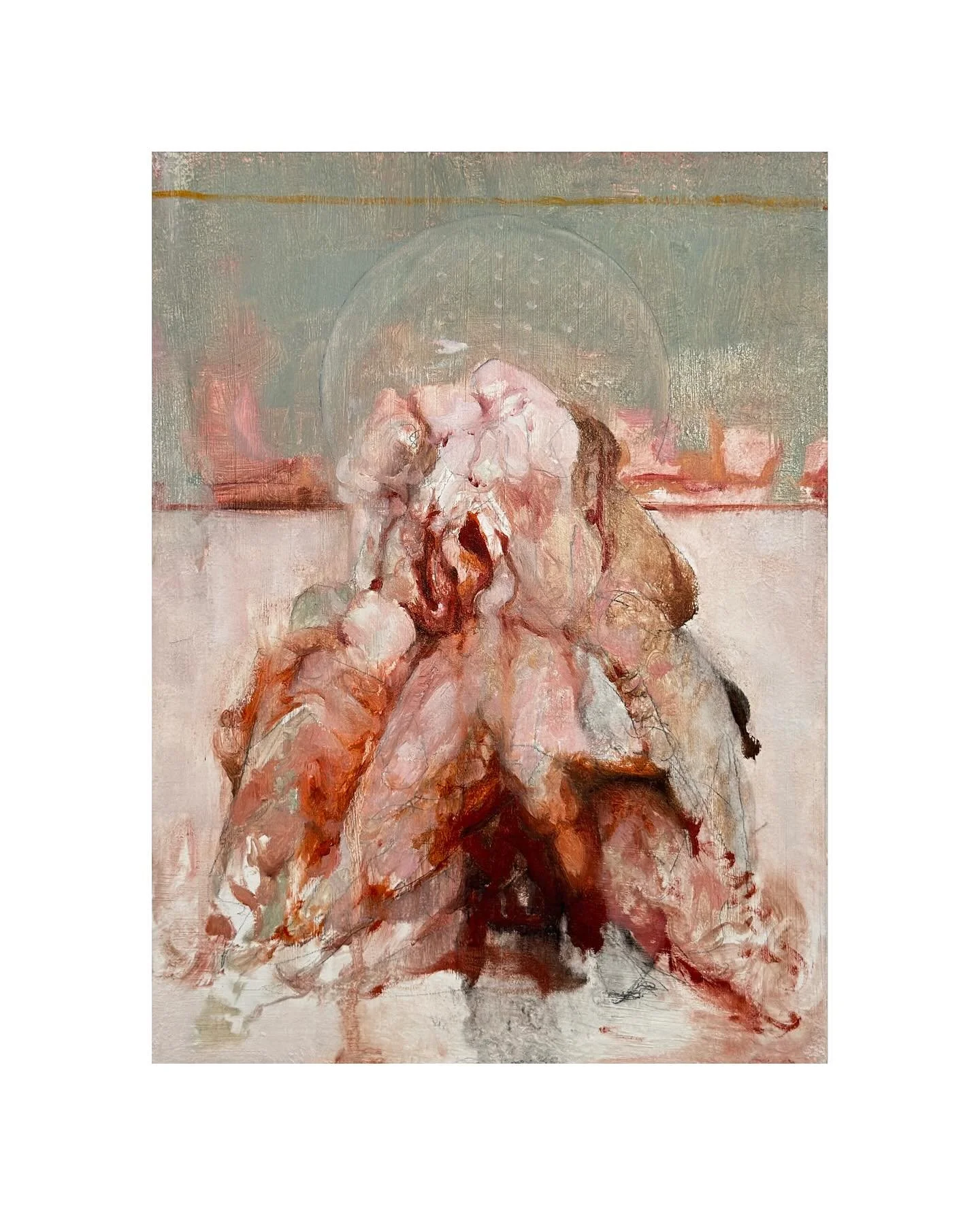 Mockery No3
From the &lsquo;f o u r  m o c k e r i e s&rsquo; series
.
four studies after Fra Angelico&rsquo;s Christo Deriso. Ca. 1440-41
.
Oil on panel
23cm x 30cm
2025

.
n o t e s&nbsp; f r o m&nbsp; t h e&nbsp; a n t h r o p o c e n e
.
#anthrop