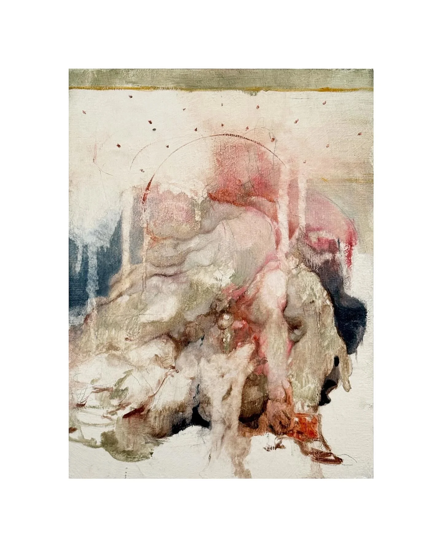 Mockery No2
From the &lsquo;f o u r  m o c k e r i e s&rsquo; series
.
four studies after Fra Angelico&rsquo;s Christo Deriso. Ca. 1440-41
.
Oil on panel
23cm x 30cm
2025

.
n o t e s&nbsp; f r o m&nbsp; t h e&nbsp; a n t h r o p o c e n e
.

#anthro