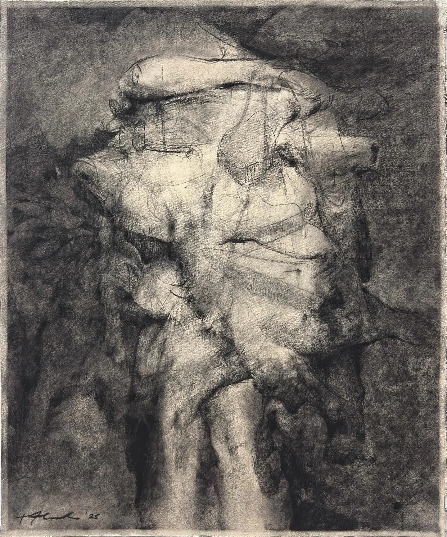 Xwejni-Man II
.
n o t e s&nbsp; f r o m&nbsp; t h e&nbsp; a n t h r o p o c e n e 
.
c h a r c o a l  o n  p a p e r
.
.
#anthropocene #posthumanism #contemporarylandscape #draw #drawing #drawingoninstagram #contemporaryartist #contemporaryart #mario