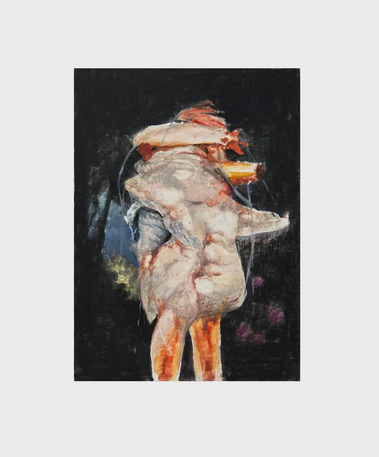 Very small experiments like this, often teach me more than the larger works ever do.
.
Study for a painting
Watercolor on prepared cardboard 
.
n o t e s f r o m t h e a n t h r o p o c e n e
.
#experiments #watercolour #gozo #marioabela