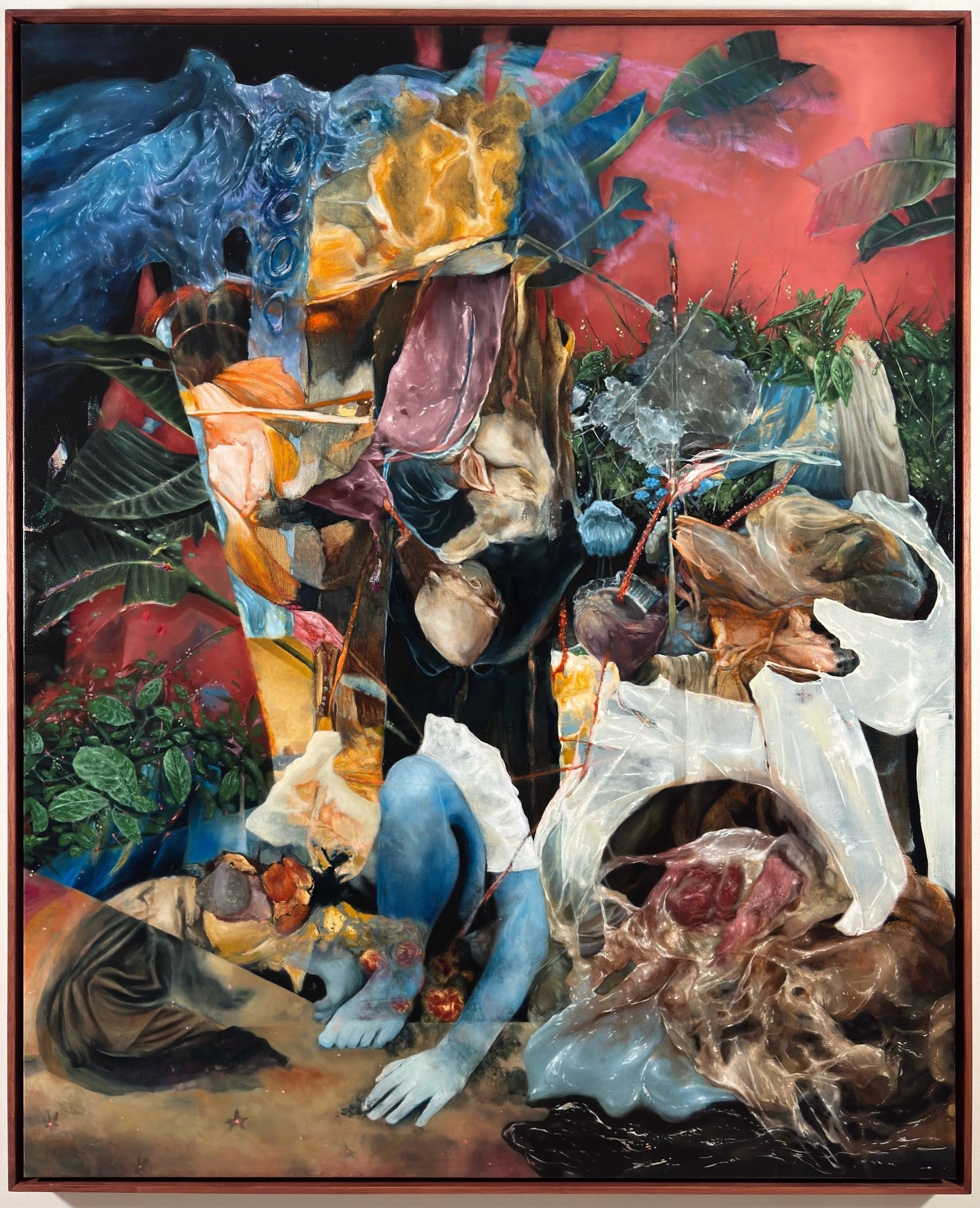 Childhood&rsquo;s End is the second and final large oil painting in my exploration of Fra Angelico&rsquo;s visual language, following The Annunciation of Collapse, which is currently on view at B.East Gallery in Florence. This new work emerges from a