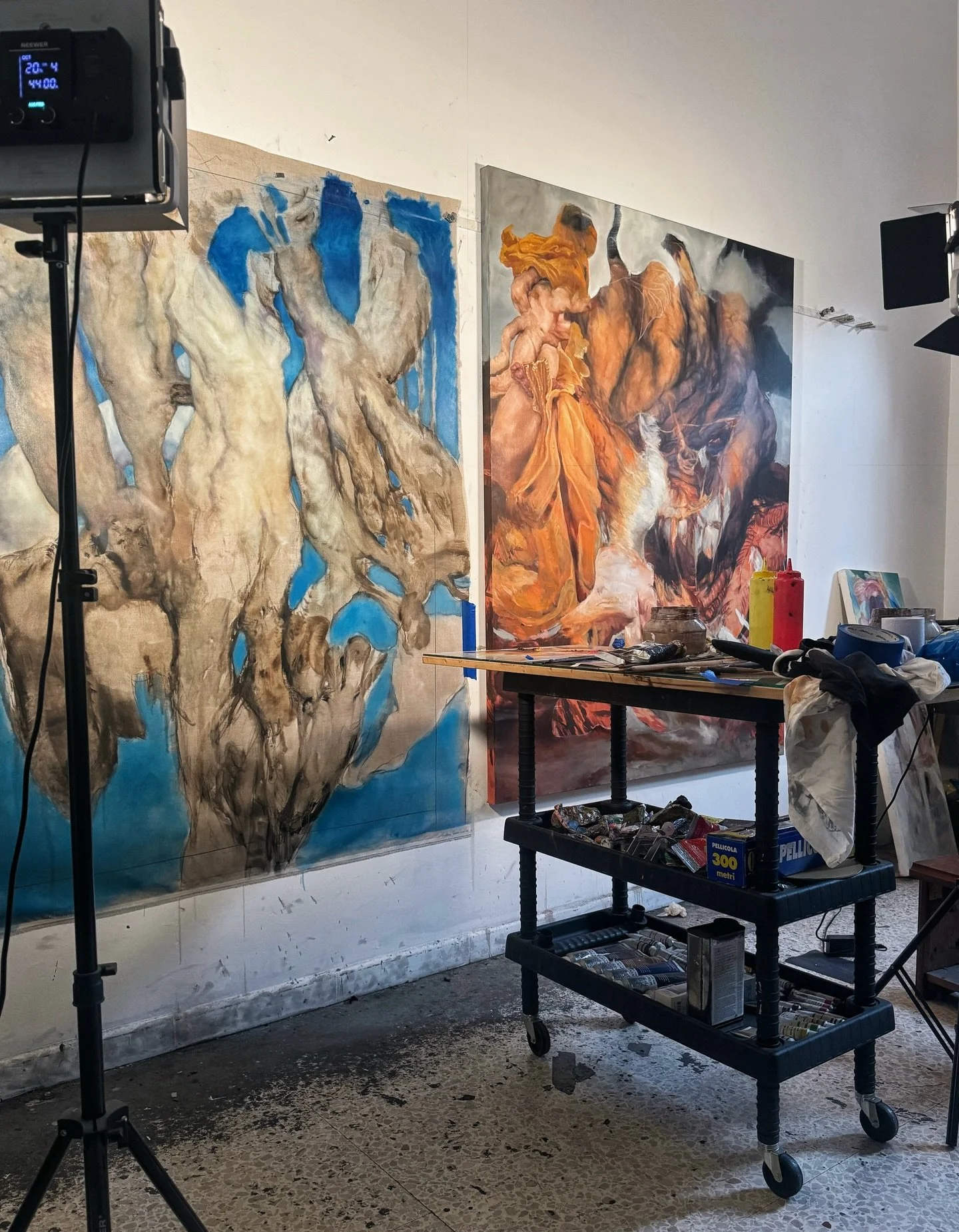 I thought I&rsquo;d stop for a couple of weeks. Failed
.
n o t e s&nbsp; f r o m&nbsp; t h e&nbsp; a n t h r o p o c e n e 
.
#studio #anthropocene #posthumanism #painting #pittura #oiloncanvas #contemporaryartist #contemporaryart #artist #marioabela
