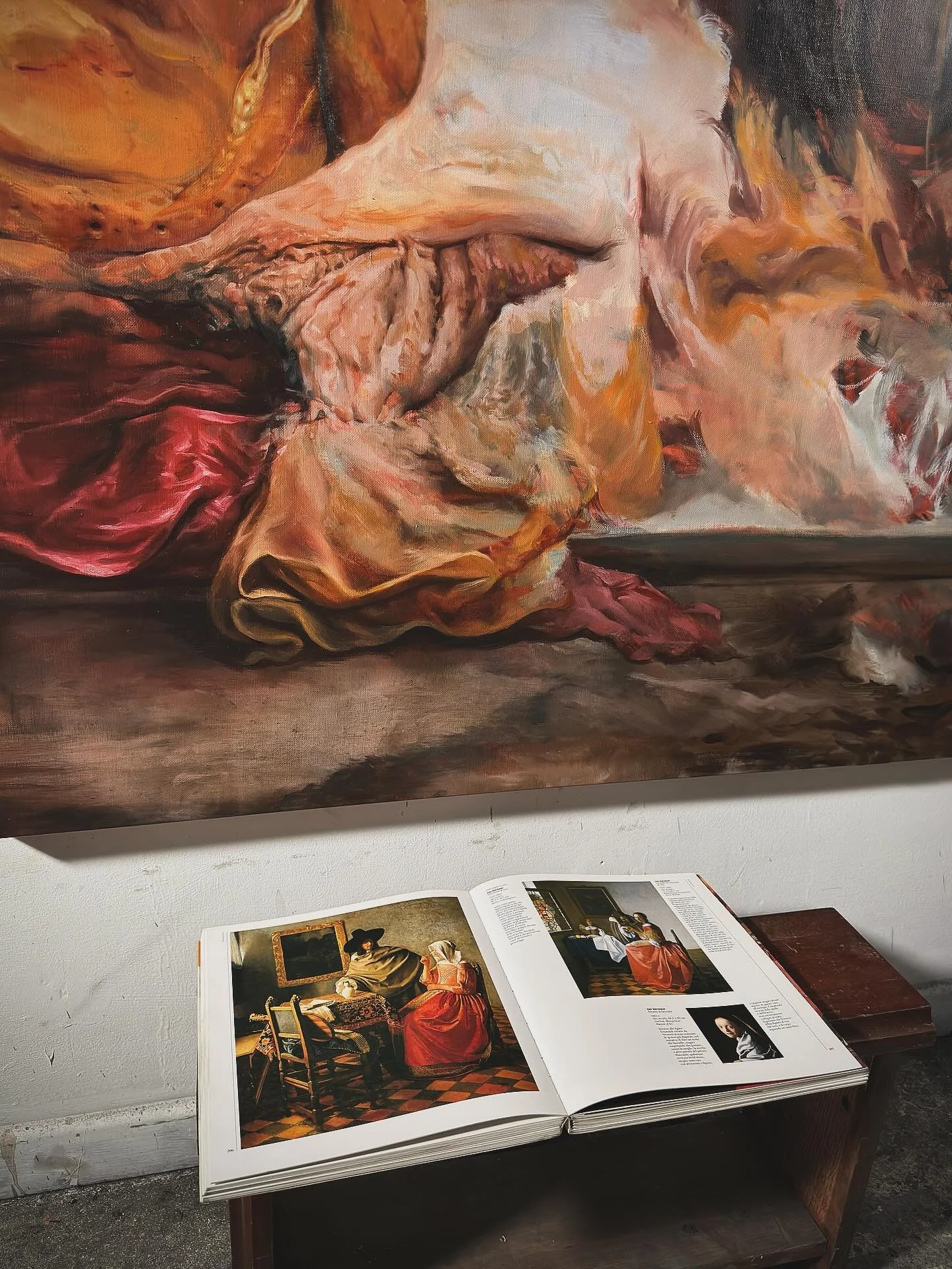 History is just the starting point&hellip; (wip) 
.
n o t e s&nbsp; f r o m&nbsp; t h e&nbsp; a n t h r o p o c e n e 
.
#studio #anthropocene #posthumanism #painting #pittura #oiloncanvas #contemporaryartist #contemporaryart #artist #marioabela #goz