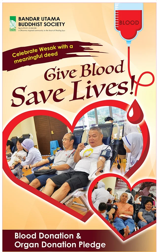 Wesak Day: Blood Donation and Organ Donation Pledge