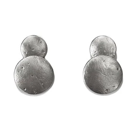 Sun & Moon Silver Earrings