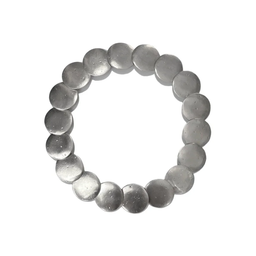 Double Play Silver Choker & Bracelets