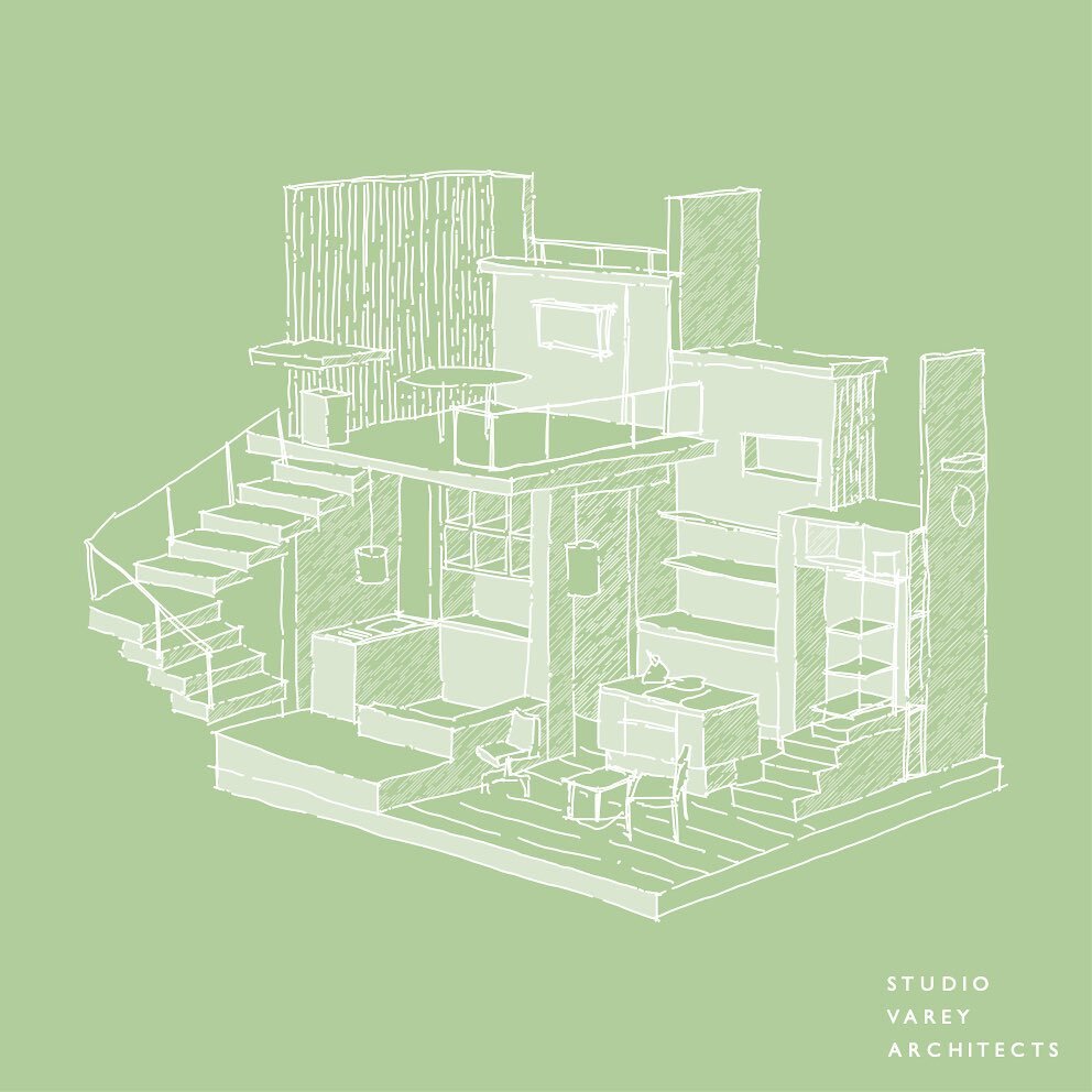 Split-levels //

Adaptable spaces interconnected through voids across multiple levels offer opportunities to live in unexpected ways. A mezzanine with a workspace, situated above a kitchen and seating area, allows for moments of interaction that wall