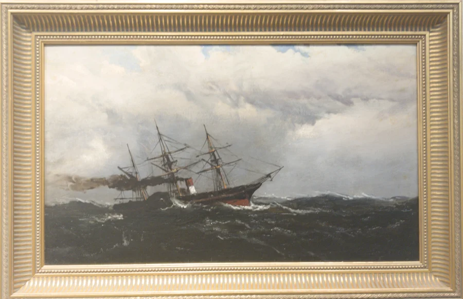 Lot: 161/212 - Heavy Seas (1874)