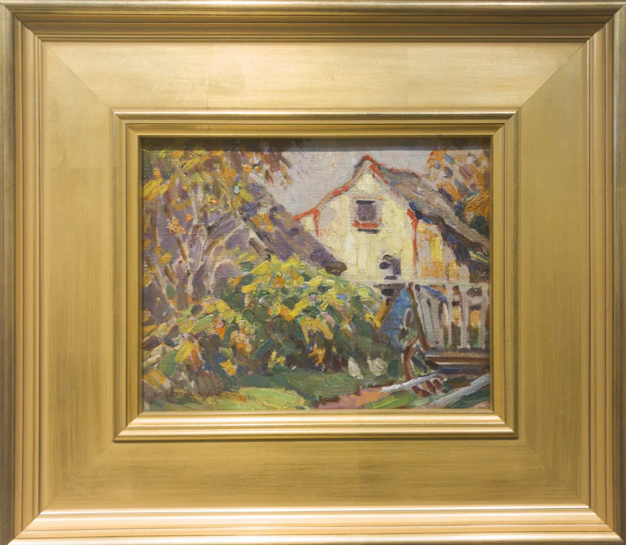 Lot: 167/212 - Autumn Landscape with House (1960)