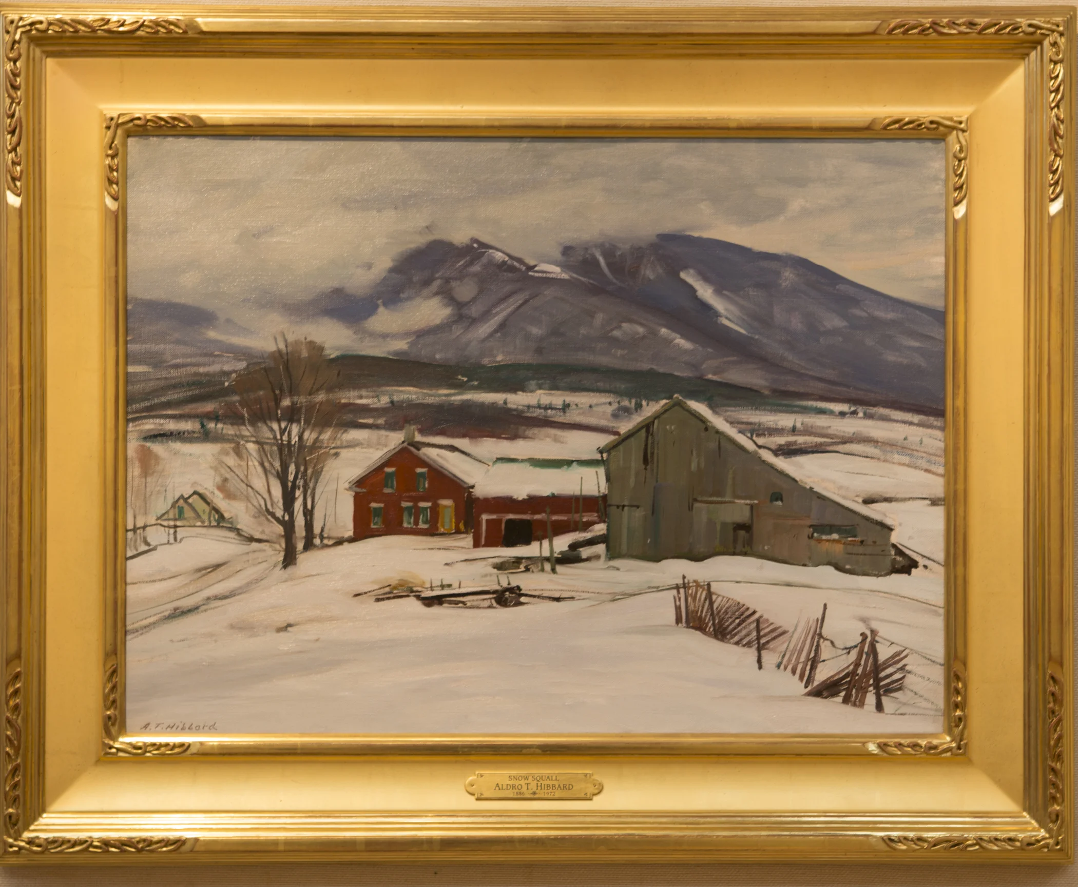 Snow Squall / Vermont Farm