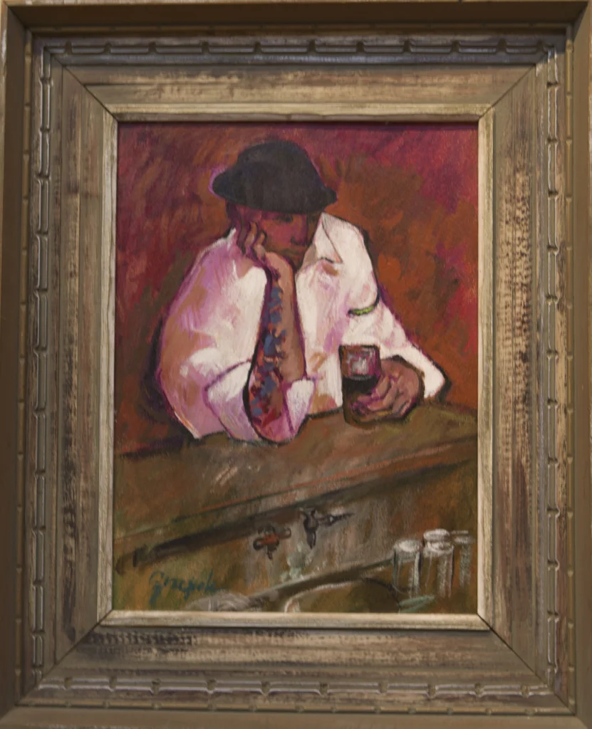Lot # 7 : Man at Bar
