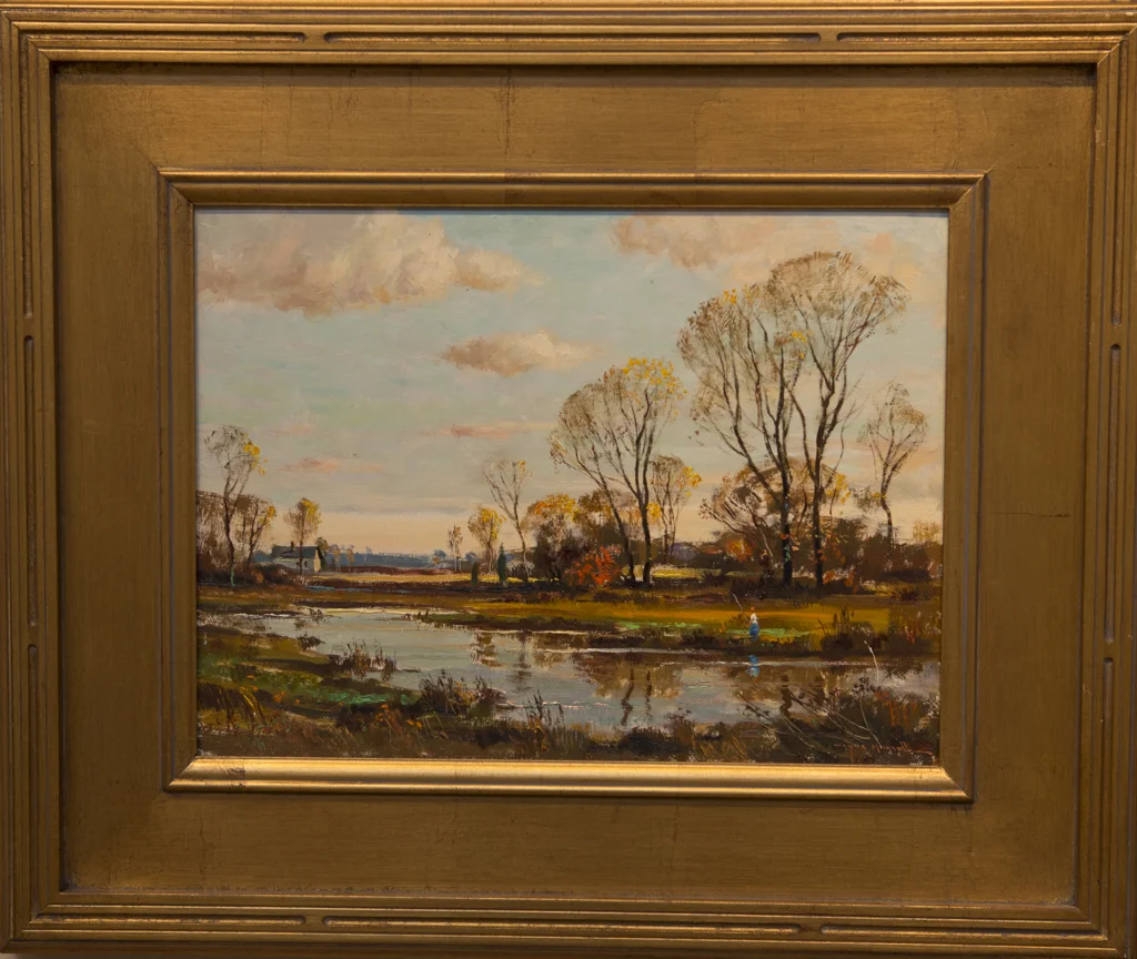 Lot # 66 : Autumn Fishing