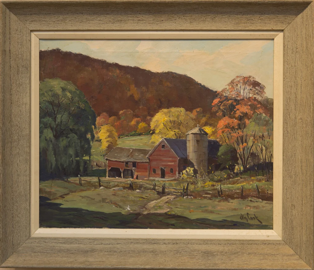 Lot # 95 : New England Farm with Silo