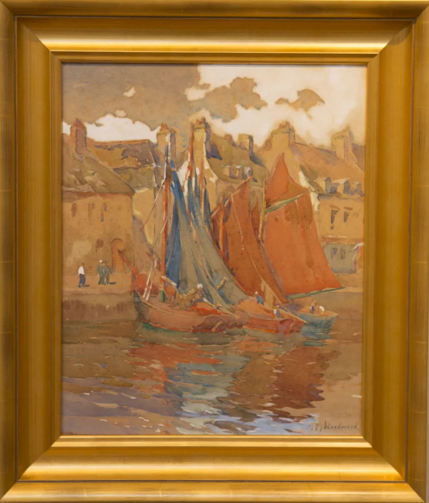 Lot # 163 : Boats at Rest