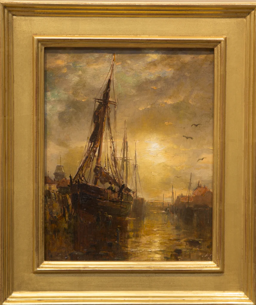 Lot # 199 : Harbor at Sunset