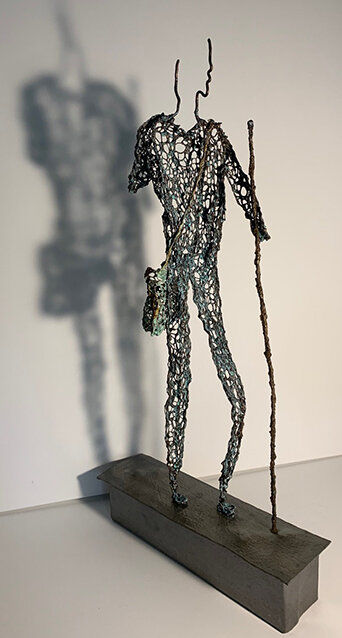 Cindy Journey , One Step at a Time Sculpture, 31 x 6 x 16 in. $700