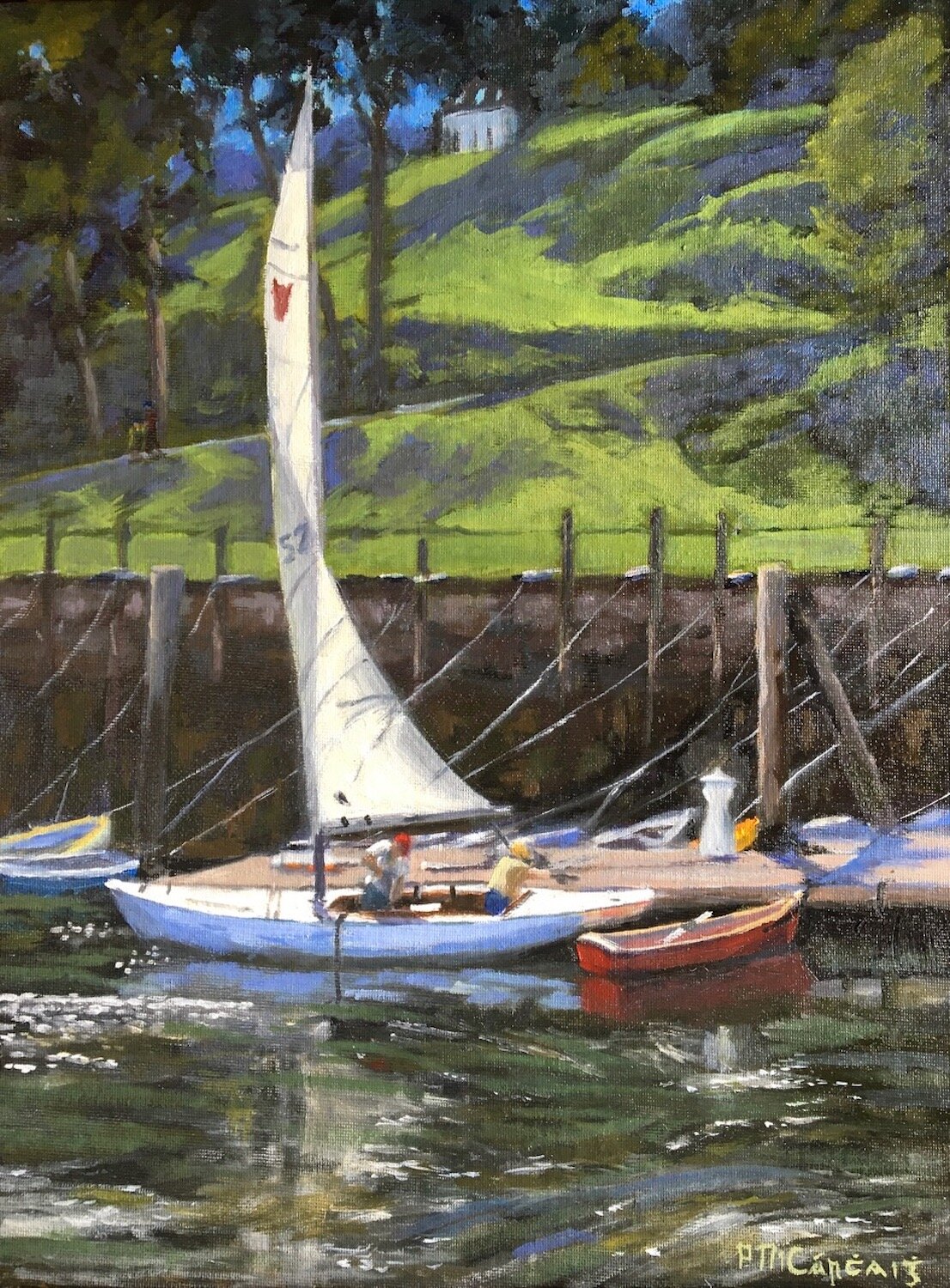 Patricia McCarthy , Catching the Wind oil, 16 x 12 in. $1,100