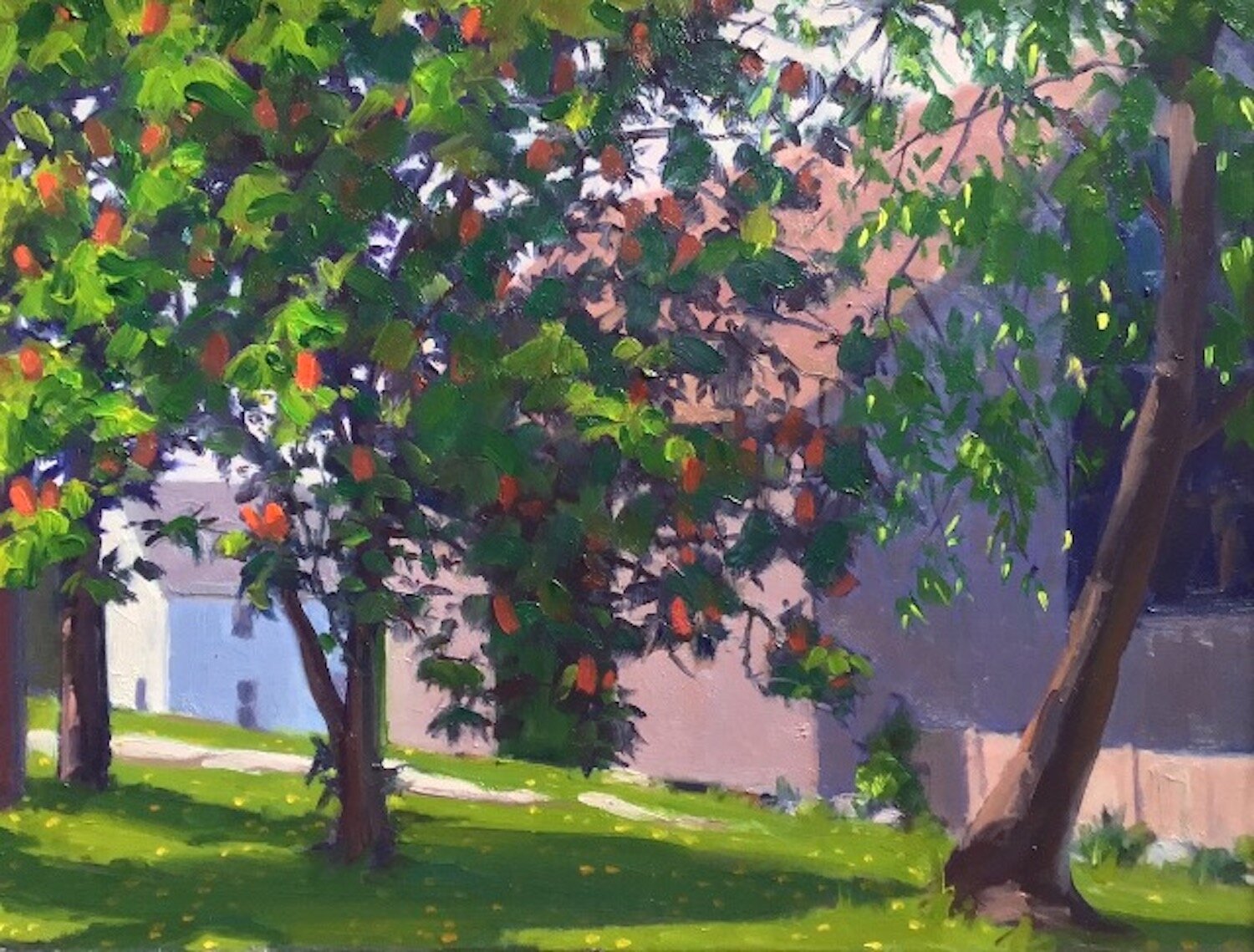 David P. Curtis , Summer Begins oil on canvas, 14 x 18 in. $2,000
