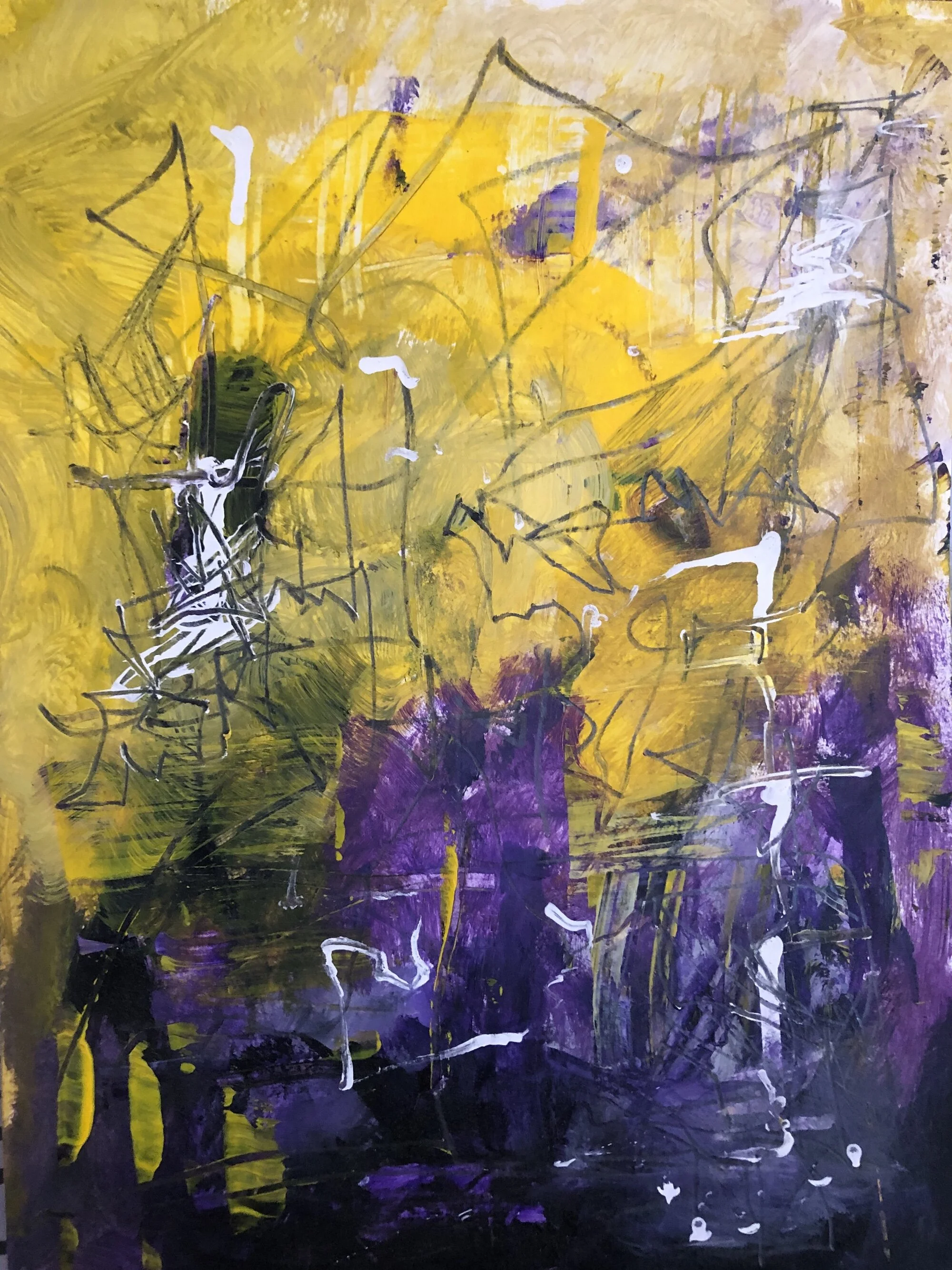 Cheryl Dyment , Dawn’s Dance mixed media on paper, 20 x 17 in. $400