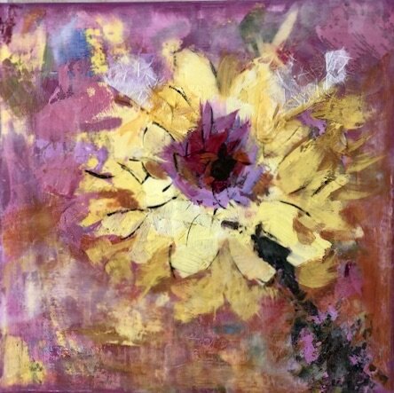 Pat Alto , Emerge & Flourish mixed media, 10x10 $350