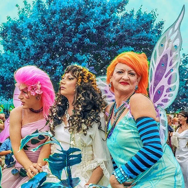   Karen Matthews,   Faeries  transformational photograph, 12 x 12 in.  $300  