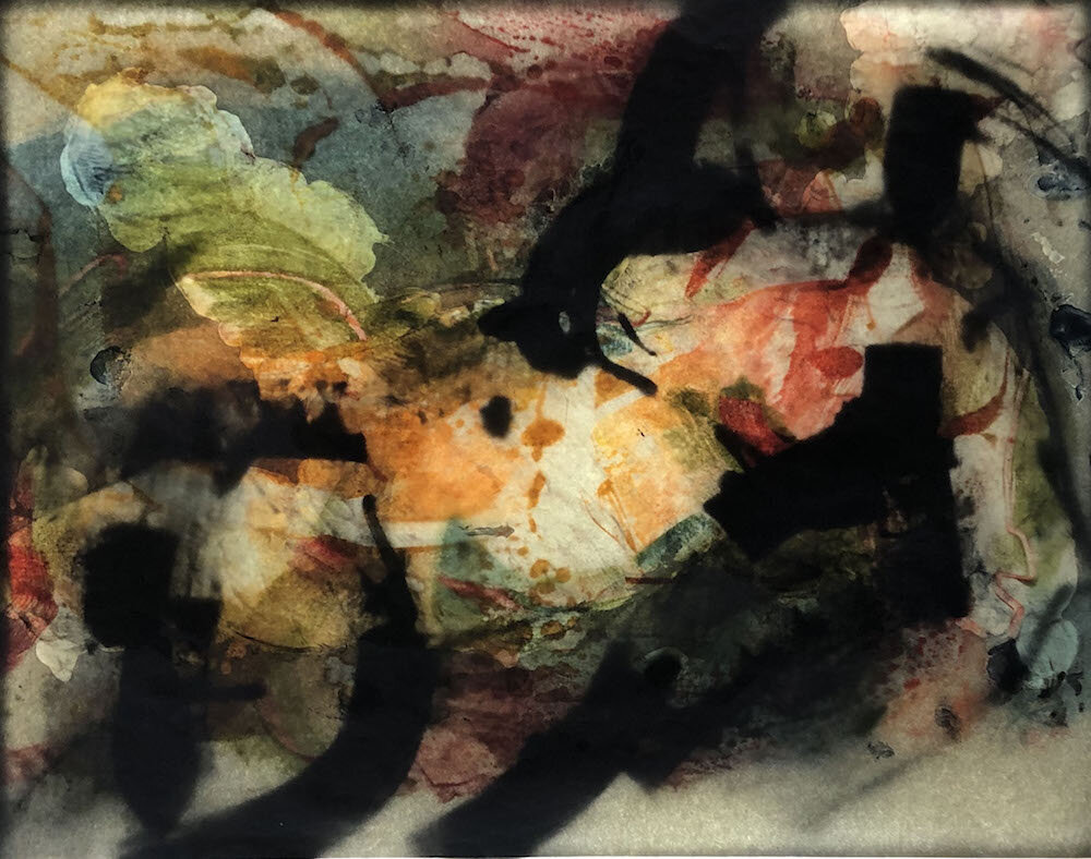 J.A. Schmid , The Night illum monotype, 28 x 22 in. $1,200