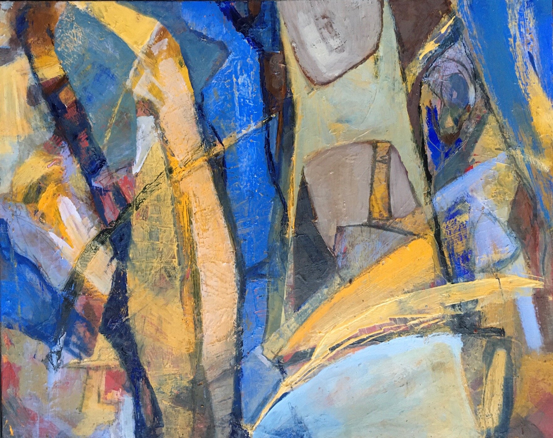 Jeanne Carey , DeKoononing in my Driveway oil, 24 x 30 in. $350