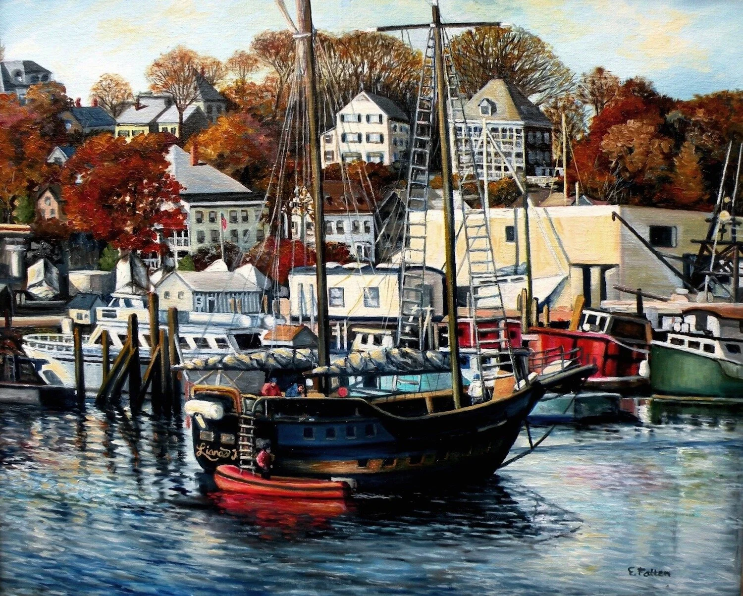   Eileen Patten Oliver ,  Liana’s Ransom  oil on linen, 20 x 24 in.  $1,900  