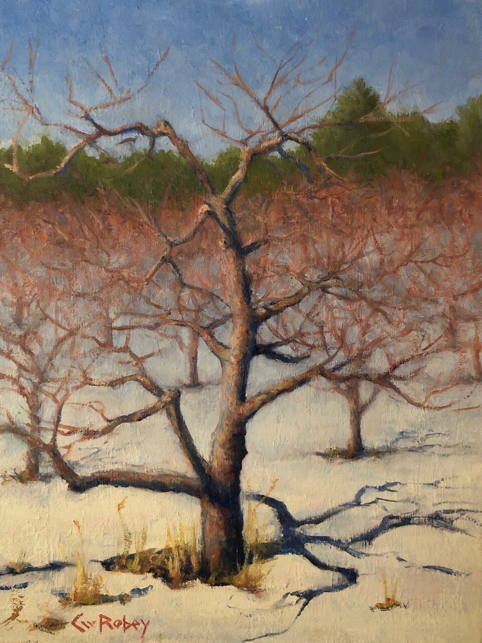 Carol Robey, Waiting For Spring Oil on panel, 12 x 9 in. $500