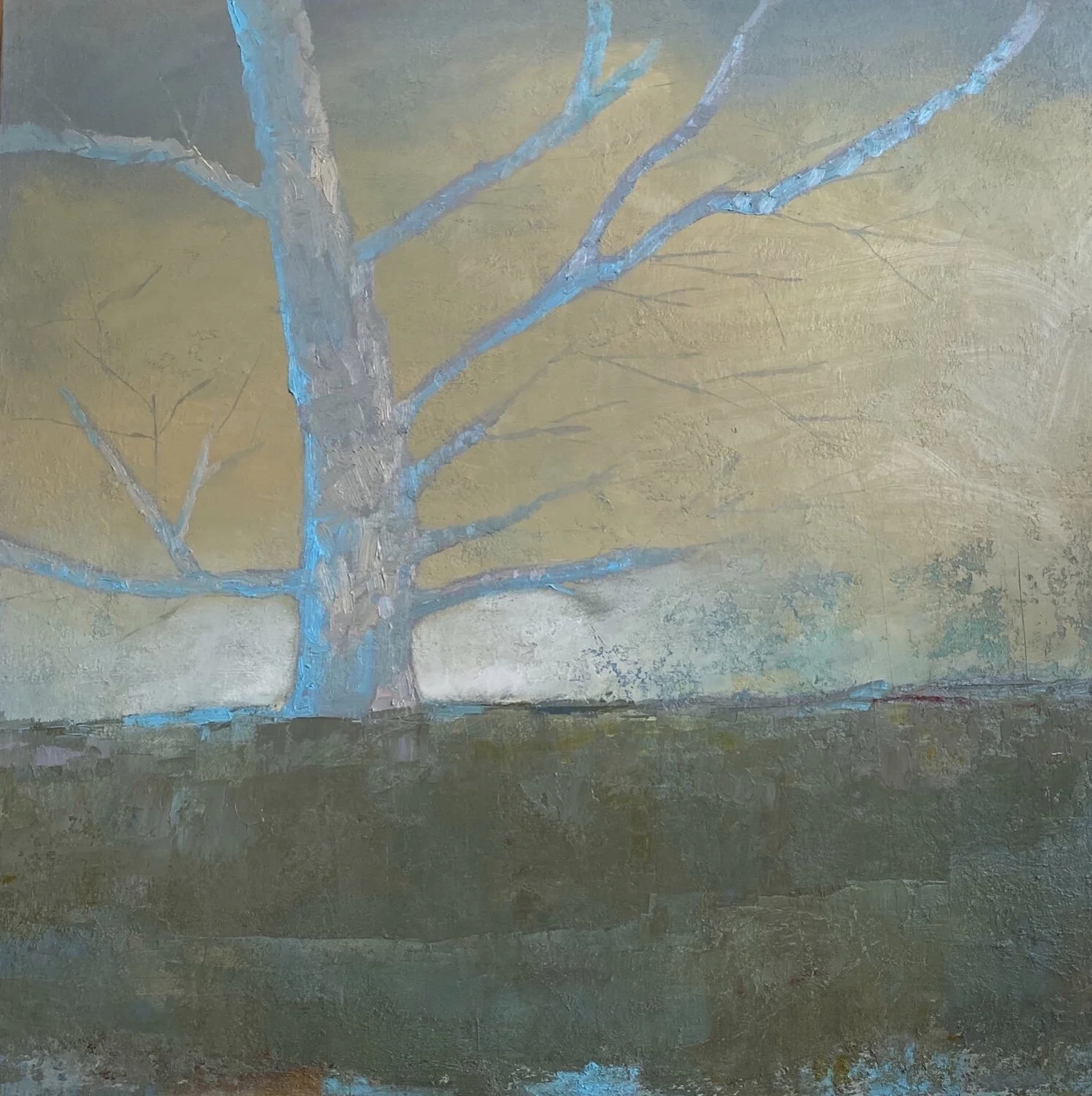 Nella Lush , Vitae Oil, cold wax, 40 x 40 in. $6,900