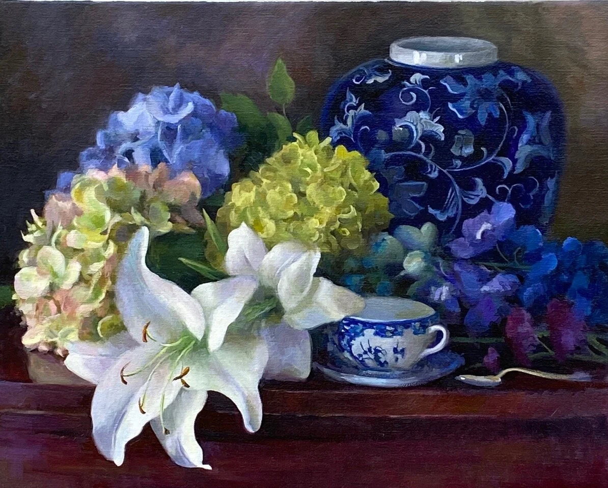   Jennifer McCalmont ,  Summer Daydream  Oil, 16 x 20 in.  $1,600  