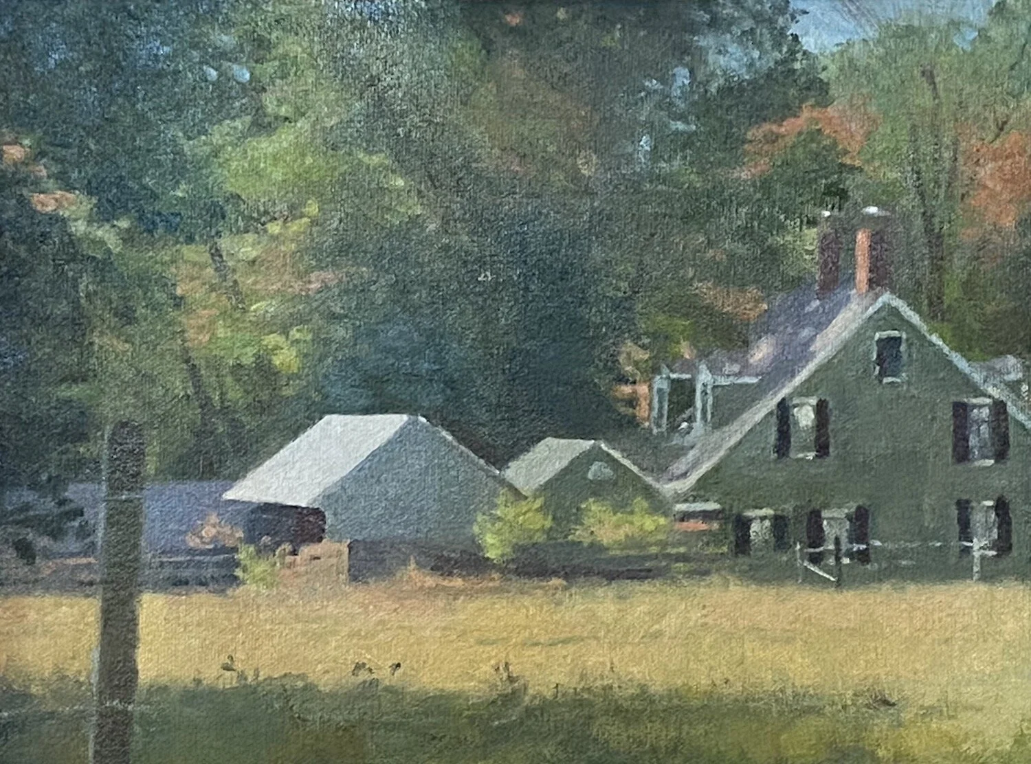   Rich Giedd ,  Early Fall  Oil on Canvas, 9 x 12 in.  $425  