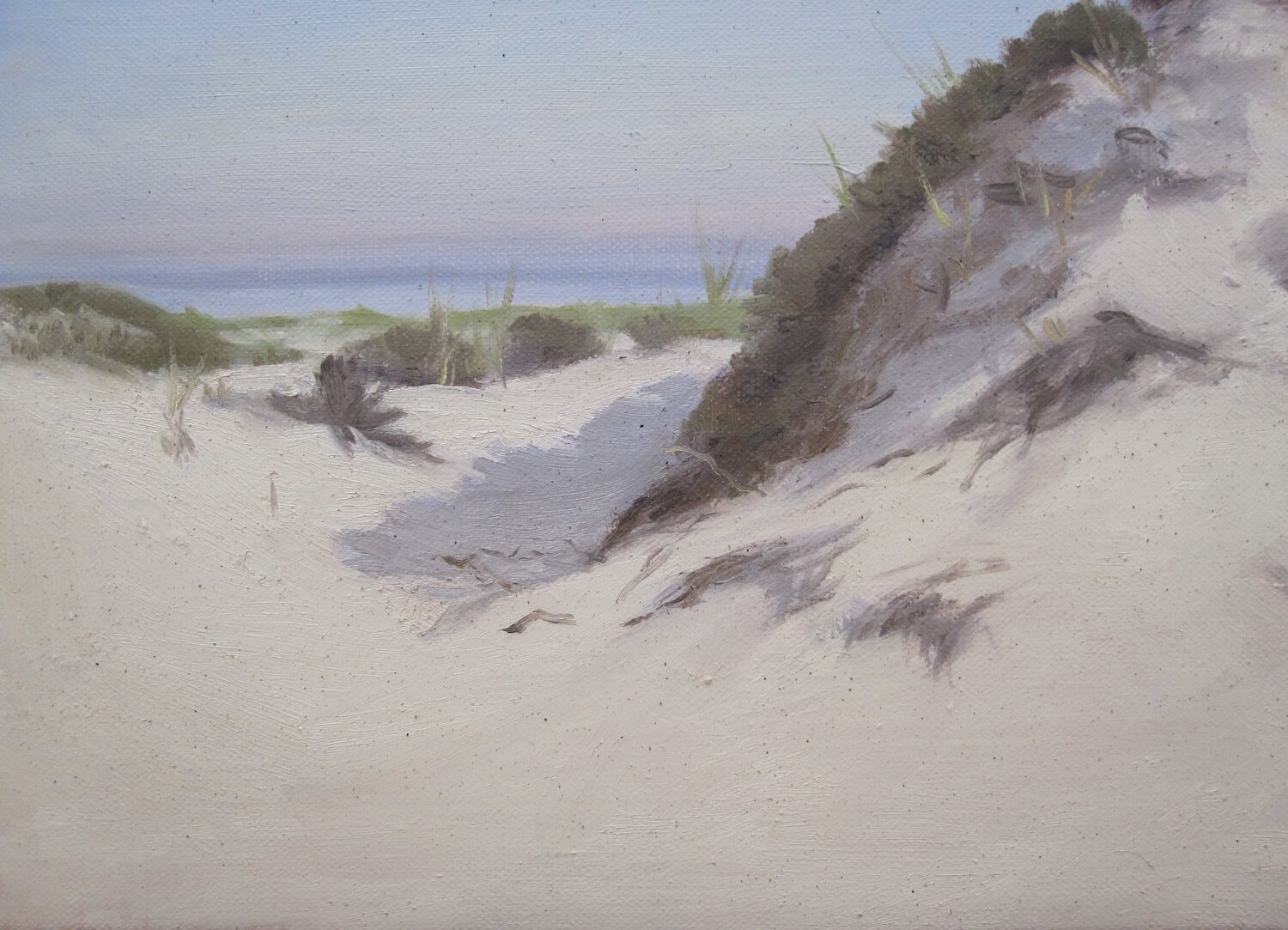 Hilary Baldwin , Ipswich Dunes Oil, 8 x 10 in. $395