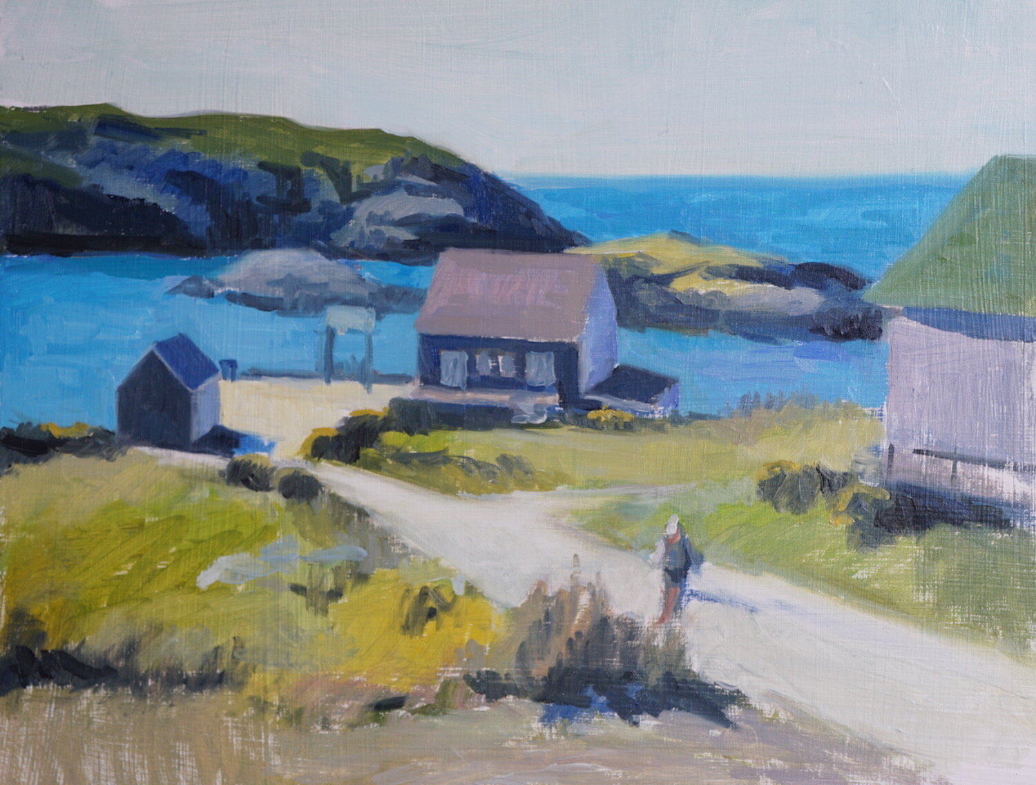 Jen McCalmont, The Landing Pathway Oil, 8 x 10 in. $350
