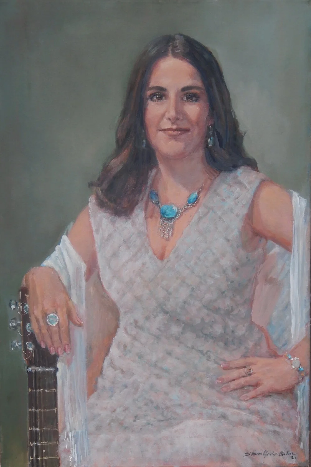   Sharon Jordan Bahosh,   Rachel  Oil, 20 x 30 in.  $8,000                     