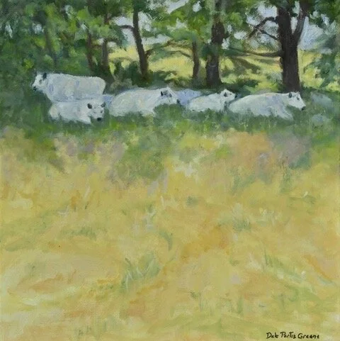 Dale Partis Greene , In The Shade Oil, 12 x 12 x 1 1/2 in. $500