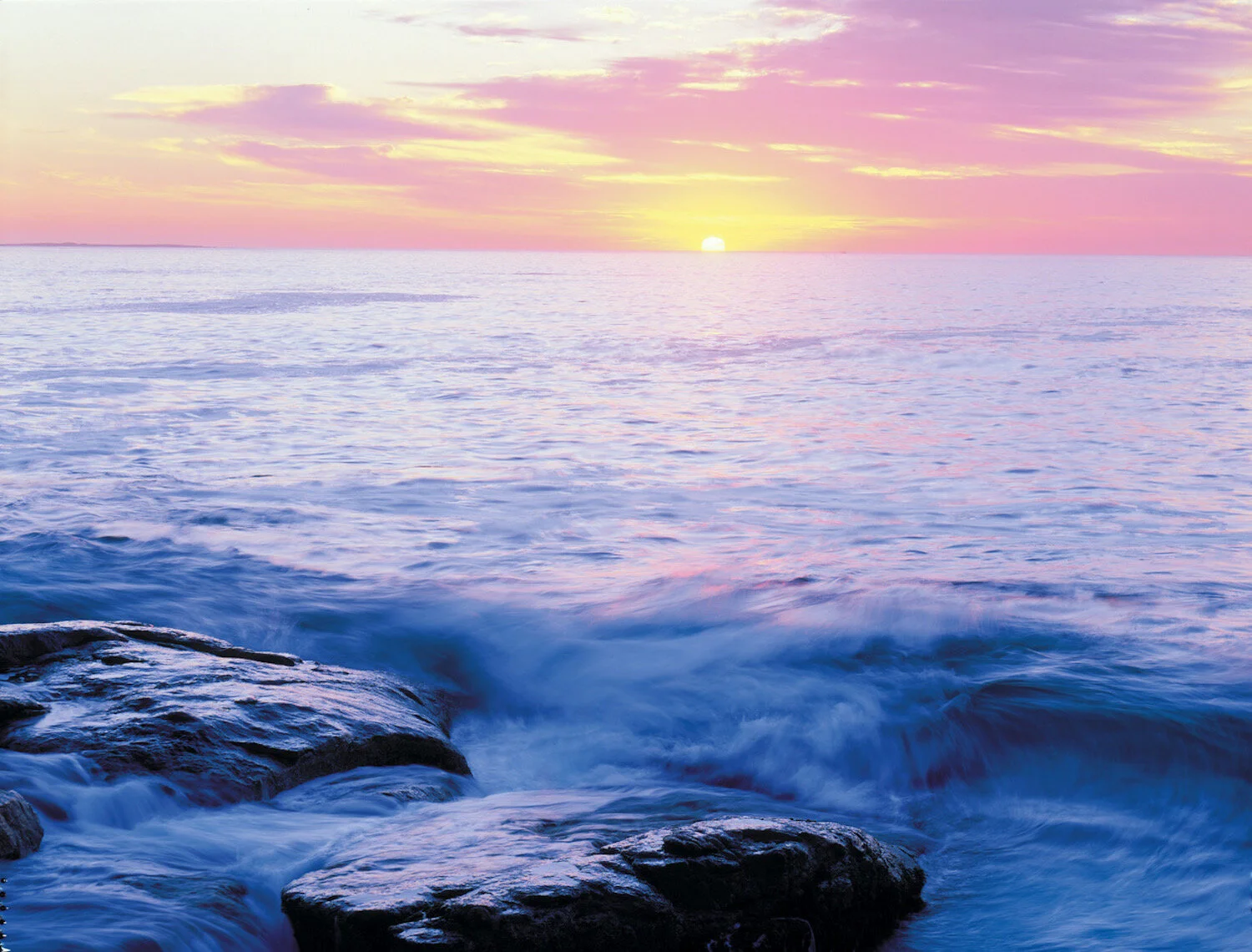 Ed Monnelly, Sunrise, Bass Rocks Archival Digital Print, 24 x 30 in. $425