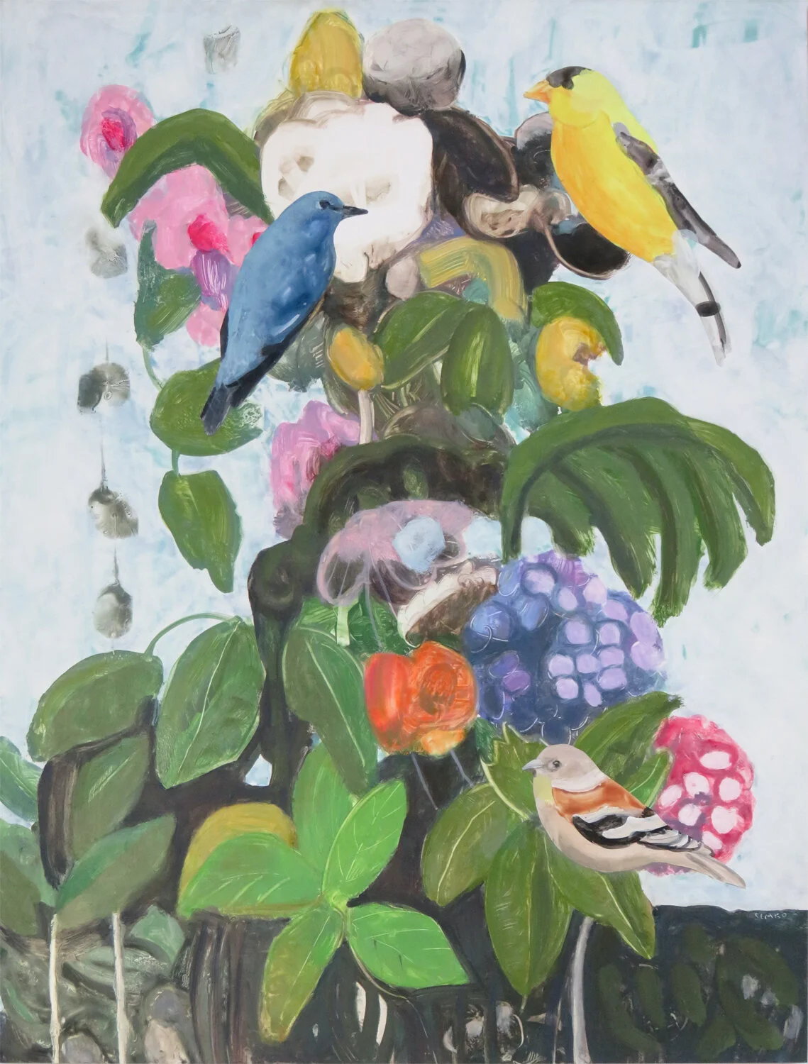 Laurie Simko , Abundance Mixed-media, 26 x 20 in. $1,600