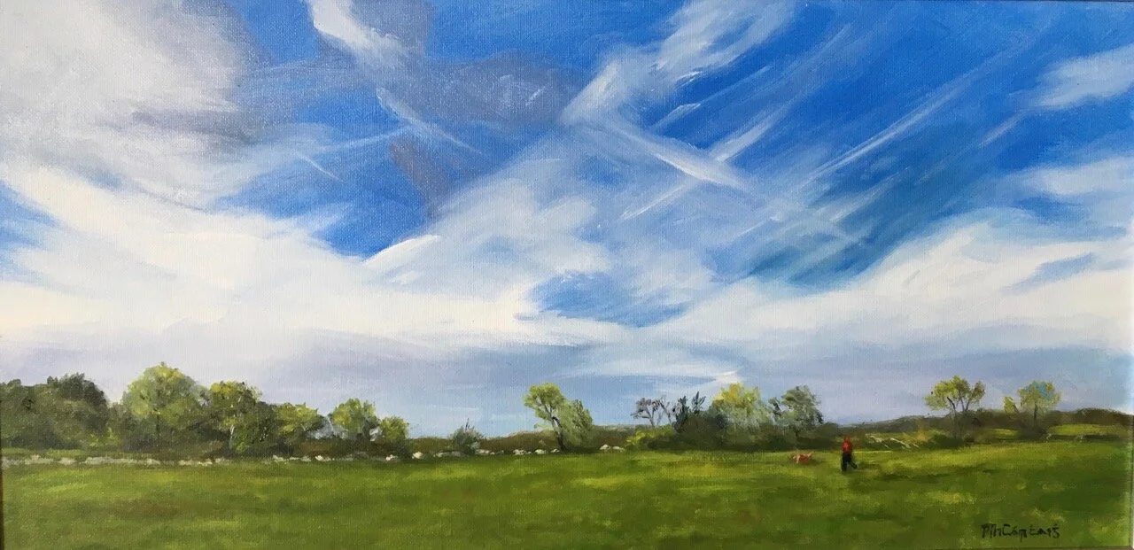 Patricia McCarthy , Rise Oil, 12 x 24 in. $1,500