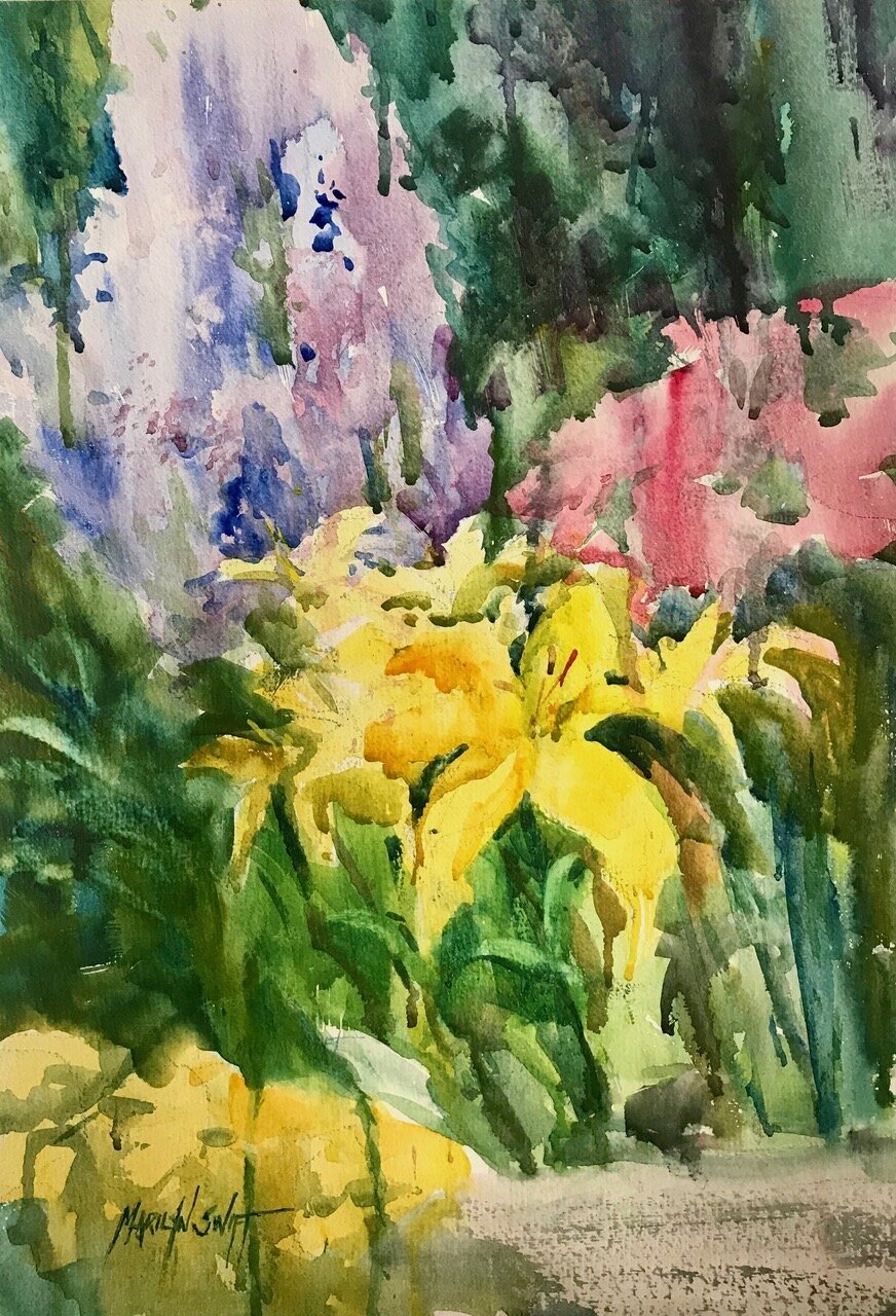 Marilyn Swift , Summertime Watercolor, 19 x 13 in. $950