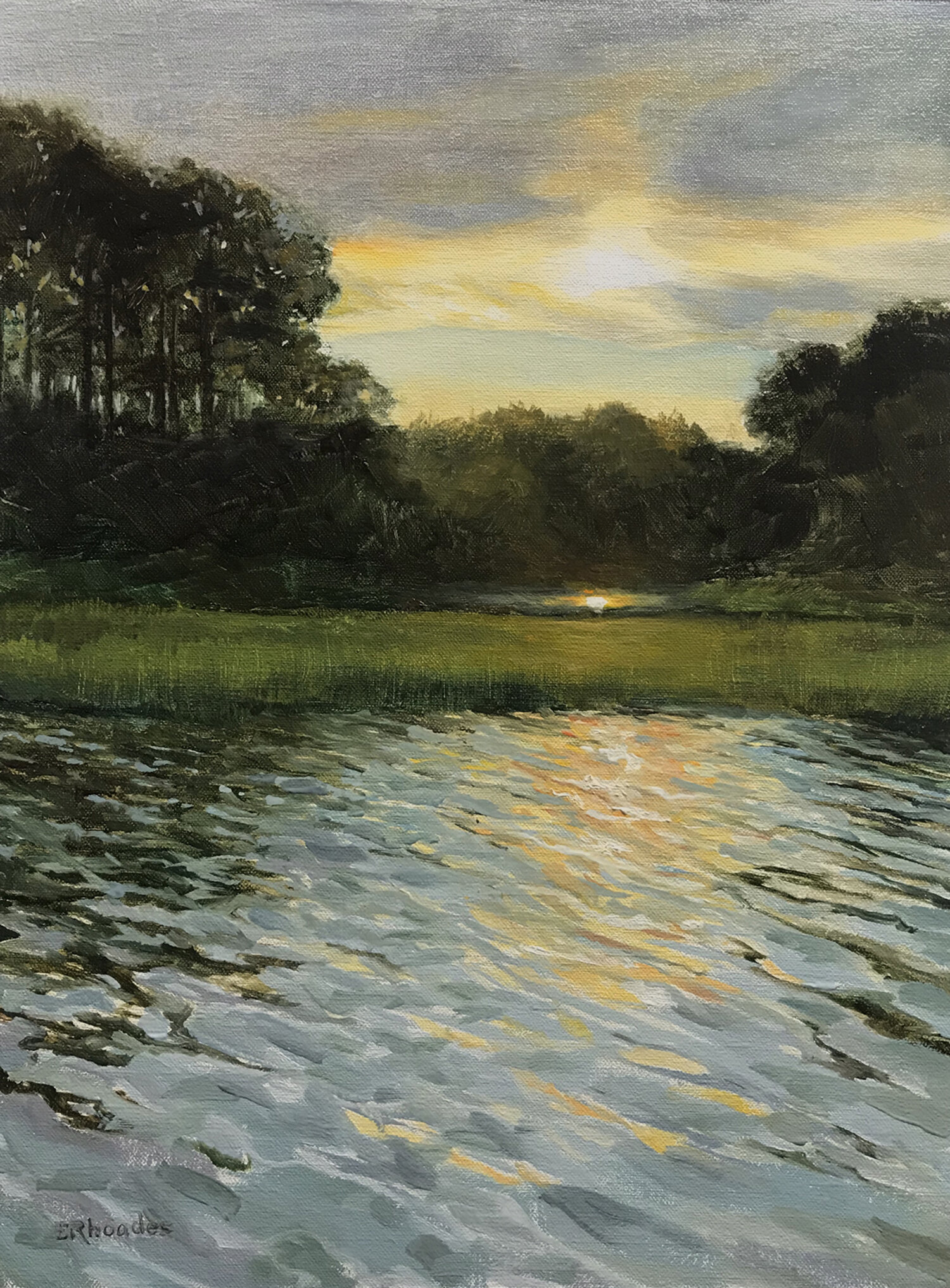 Elizabeth Rhoades , Glowing From Within Oil, 16 x 12 in. $1,400