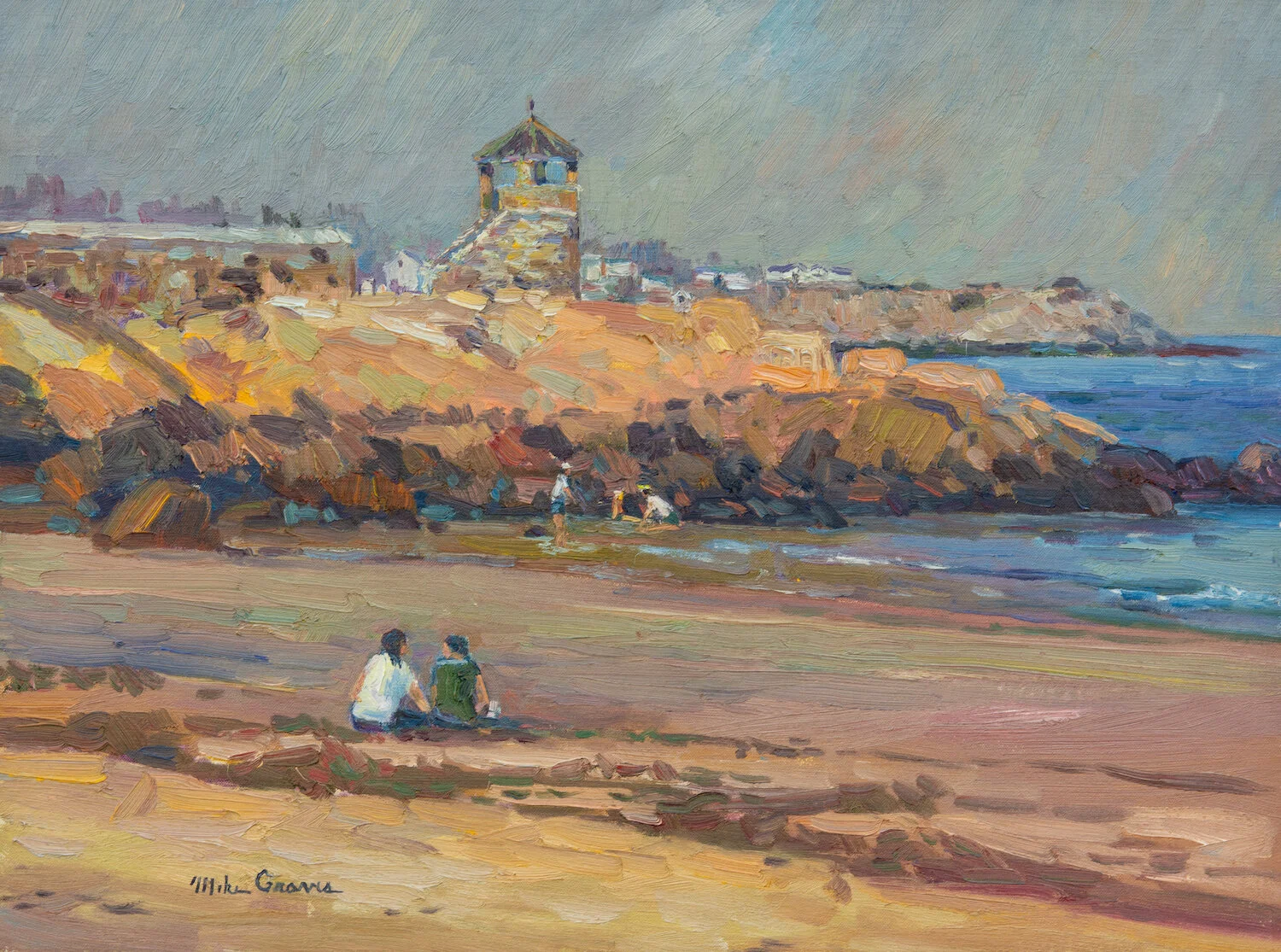 Michael Graves, Front Beach Oil on Canvas, 18 x 24 in. $3,300