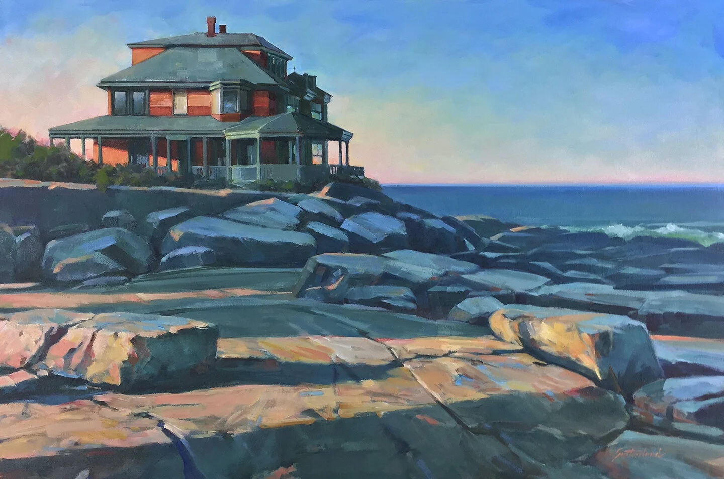Janet Sutherland , Atlantic Path Overlook Oil on canvas, 20 x 30 in. $3,500 Chipp Davis Wells & Amee B. Davis Memorial Award for excellence in painting