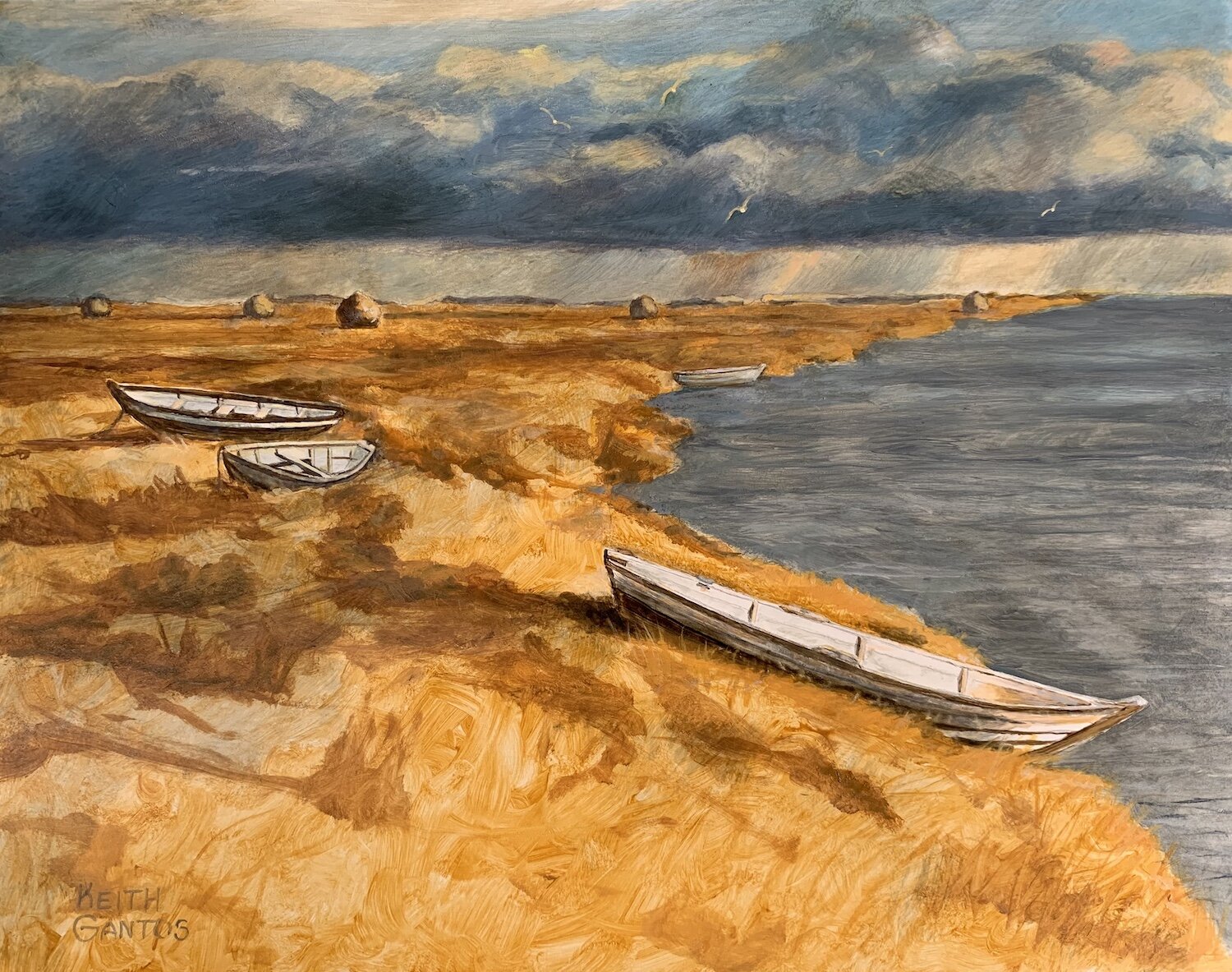 Keith Gantos , Sarah’s Colors Oil on board, 11 x 14 in. $1,400
