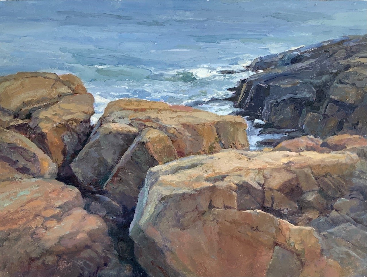 Peg Runcie , Back Shore View Oil, 9 x 12 in. $900 Don Stone, NA Memorial Award for excellence in painting, given in his memory by the Stone Family