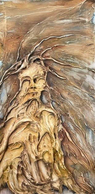 Lidija Vukovic , Memories 2021 Acrylic and Oil, 15 x 30 in. $550