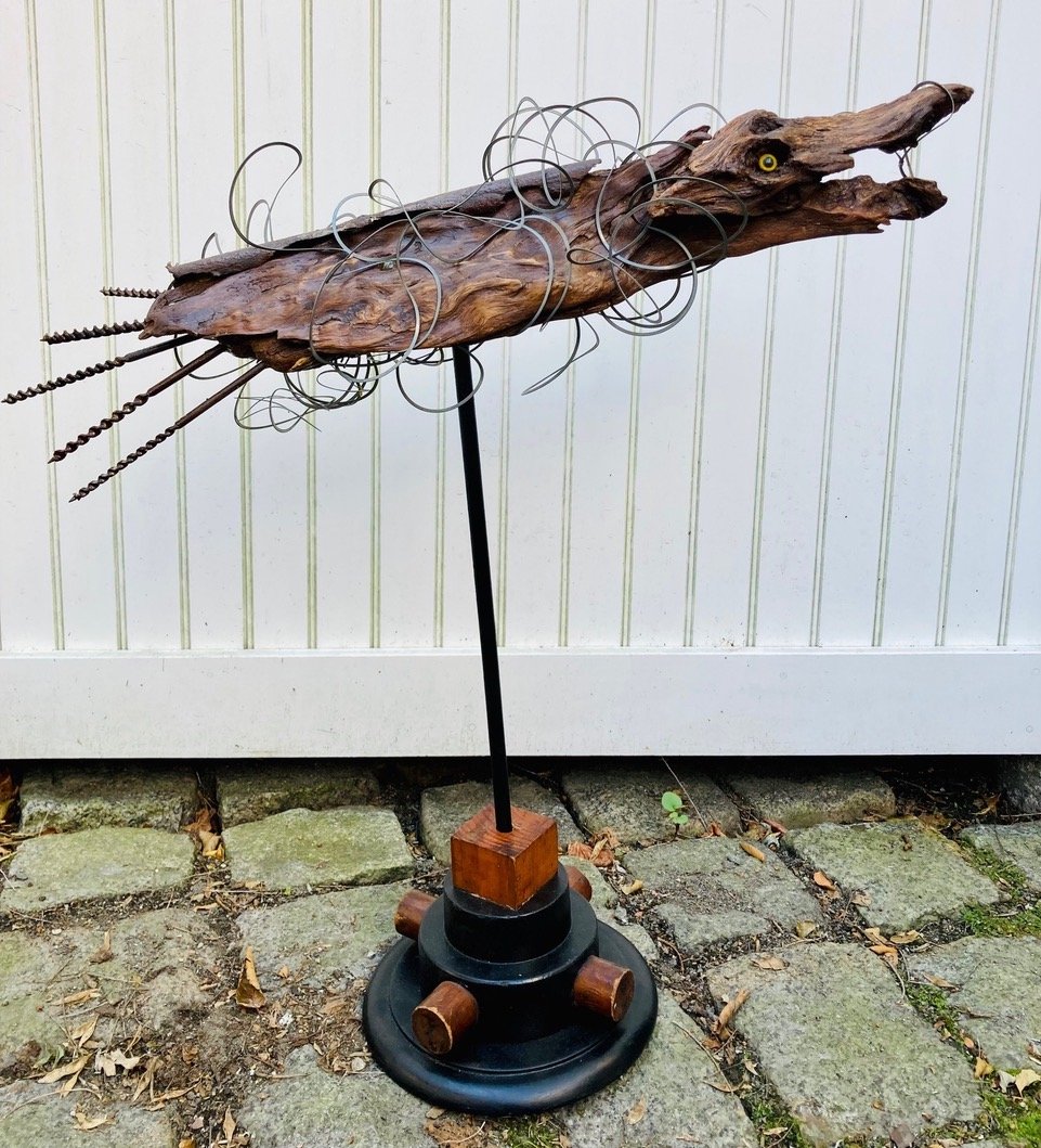 Pamela Courtleigh , Pollution Assemblage, 27 x 24 in. $345